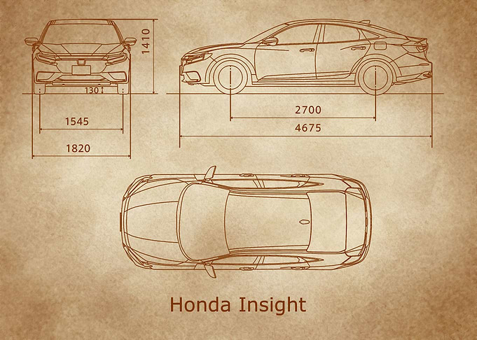 Honda Insight 2020 old