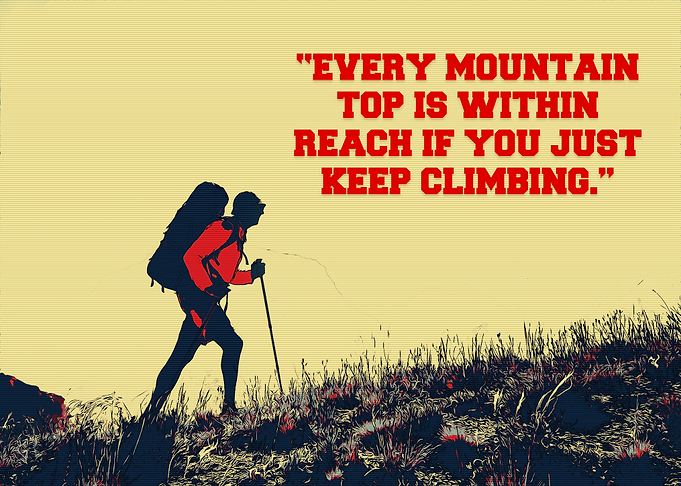 Climb quote adventure