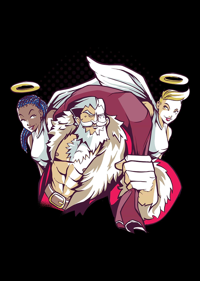 Santa Sexy Angels Strong S