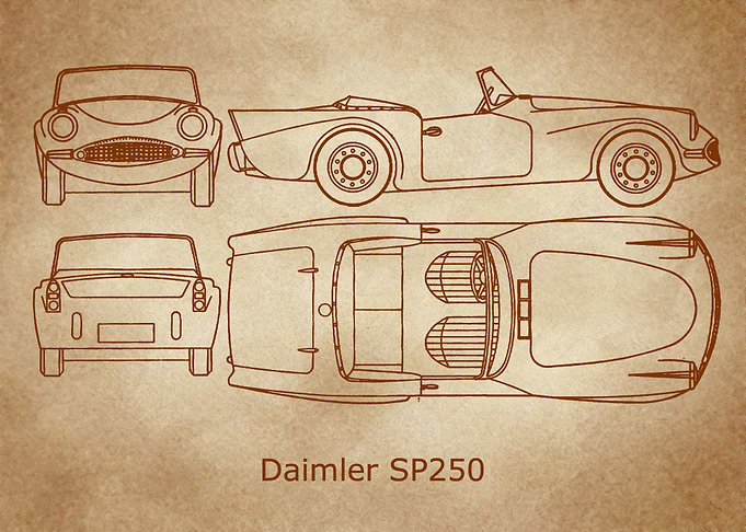 Daimler SP250 old