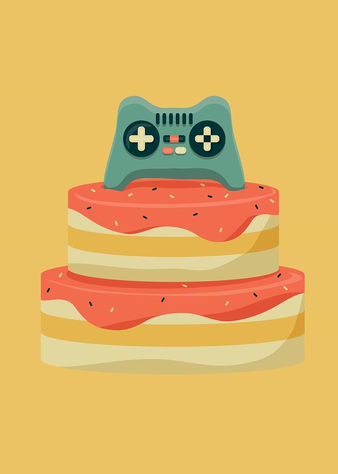 Gaming Cake Birthday
