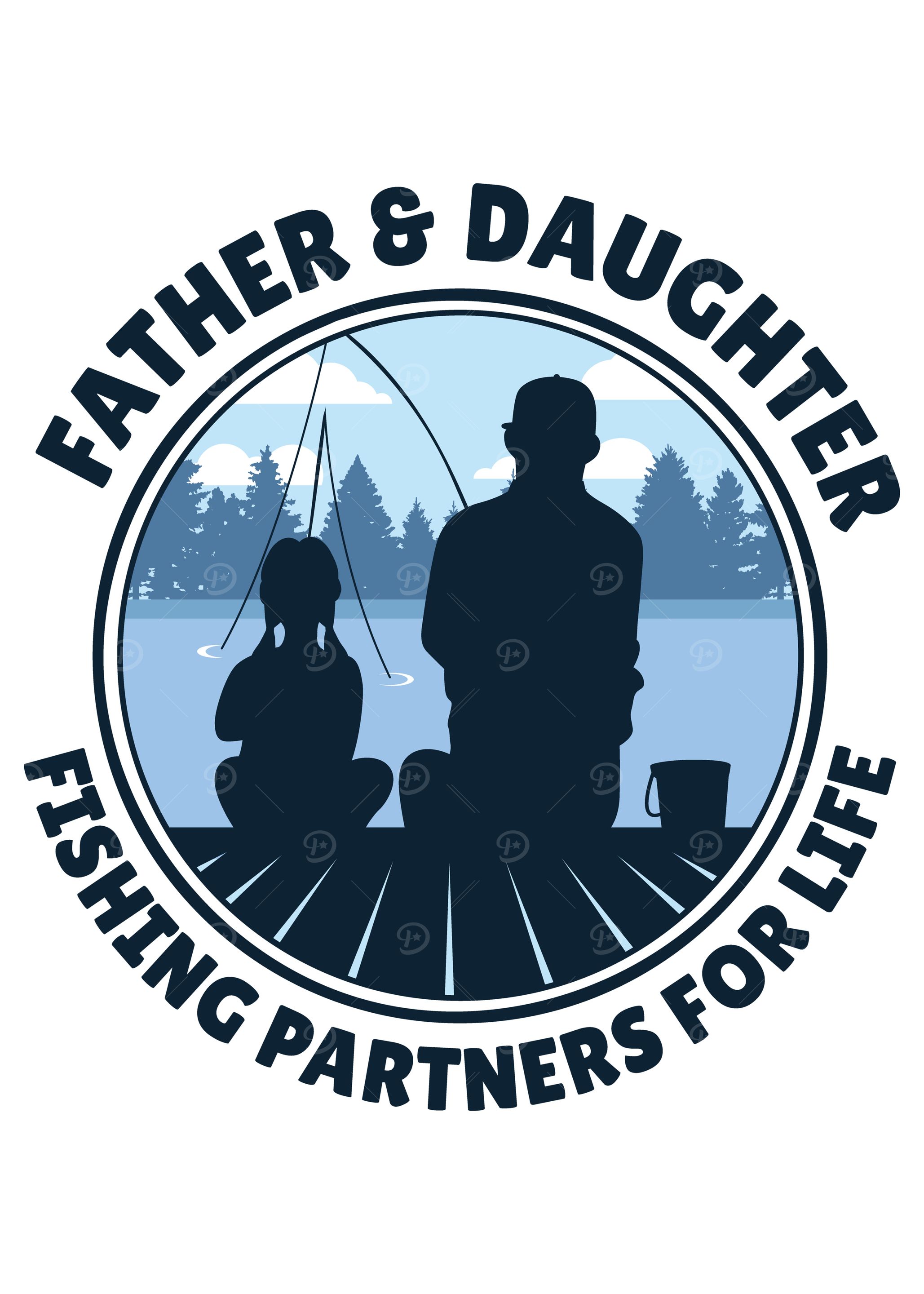 Father Daughter Fishing