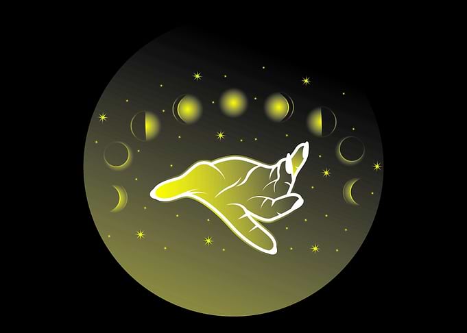 Moon Hands Spiritual Perso