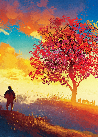 Sunset in Fall