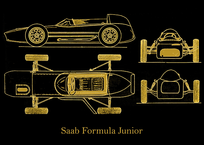 Saab Formula Junior gold