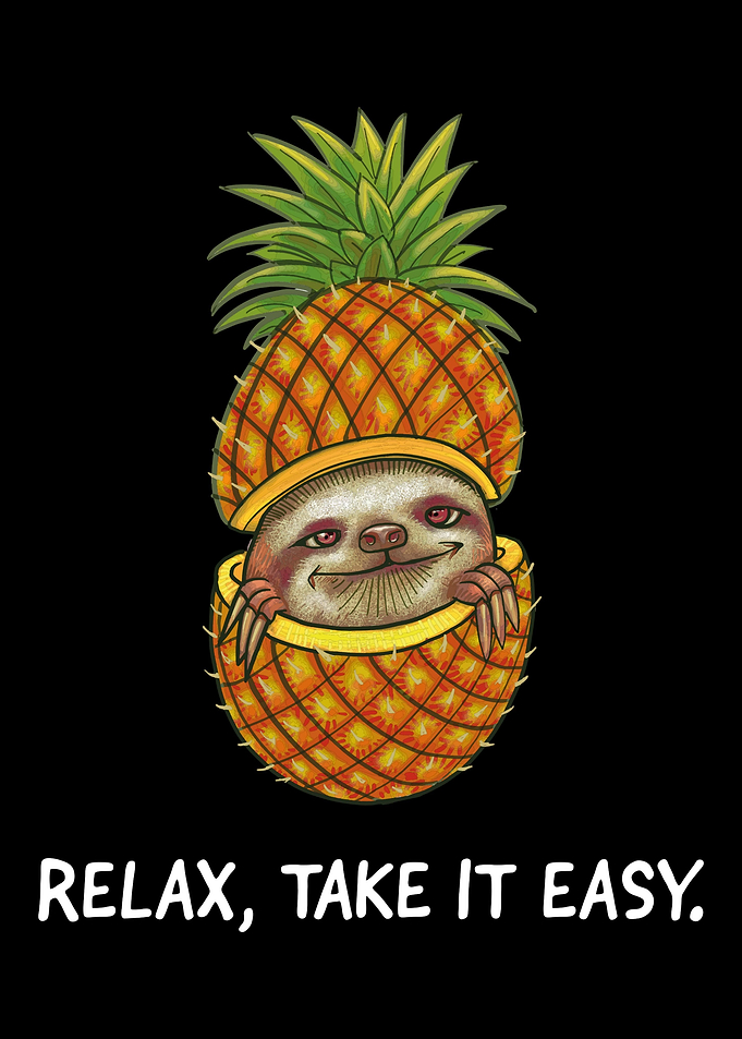 Sloth Lazy Chill Relax gif