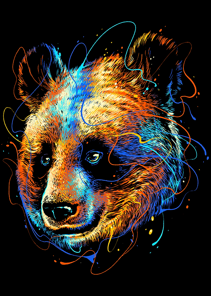 Colorful Panda