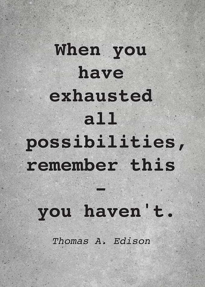 Thomas Edison Quote L018