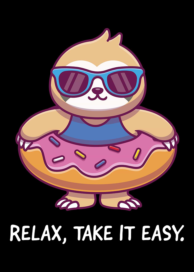 Sloth Lazy Chill Relax gif