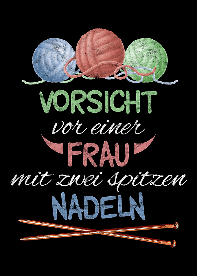 Stricken Spruch Oma