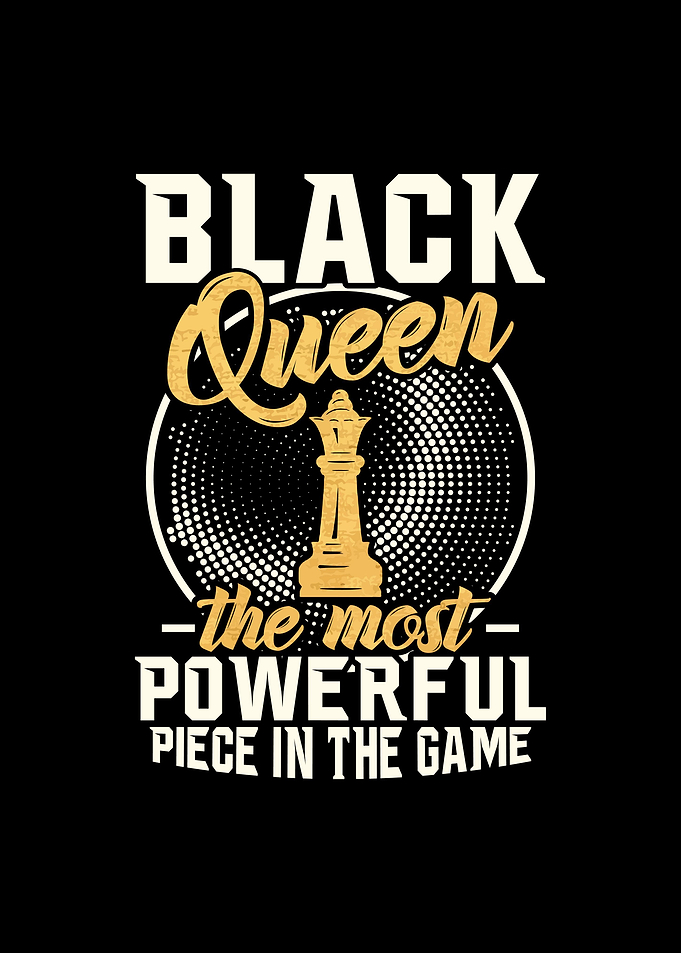 Black Queen Chess Gift