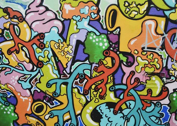 Abstract graffiti