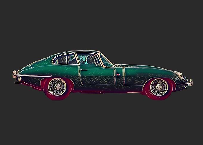 British E Type sportscar