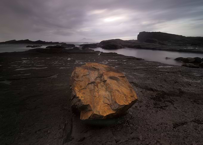 Textured rock