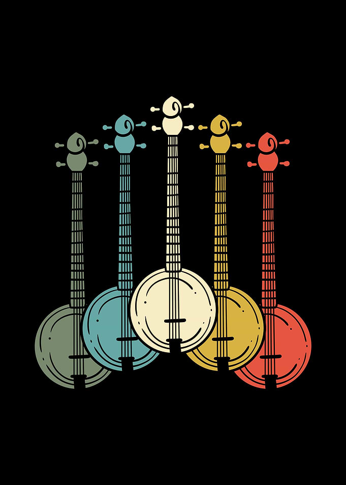 Banjo Banjo Player Musicia