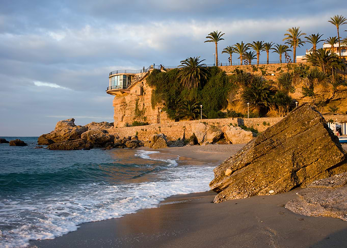 Nerja Beach At Sunrise