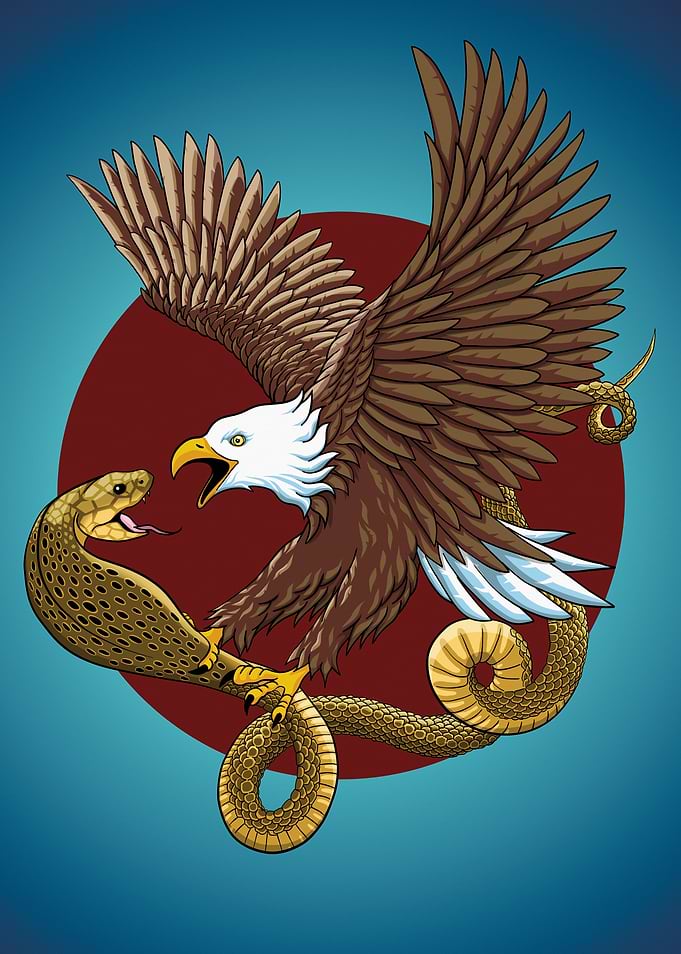 Eagle and Snake