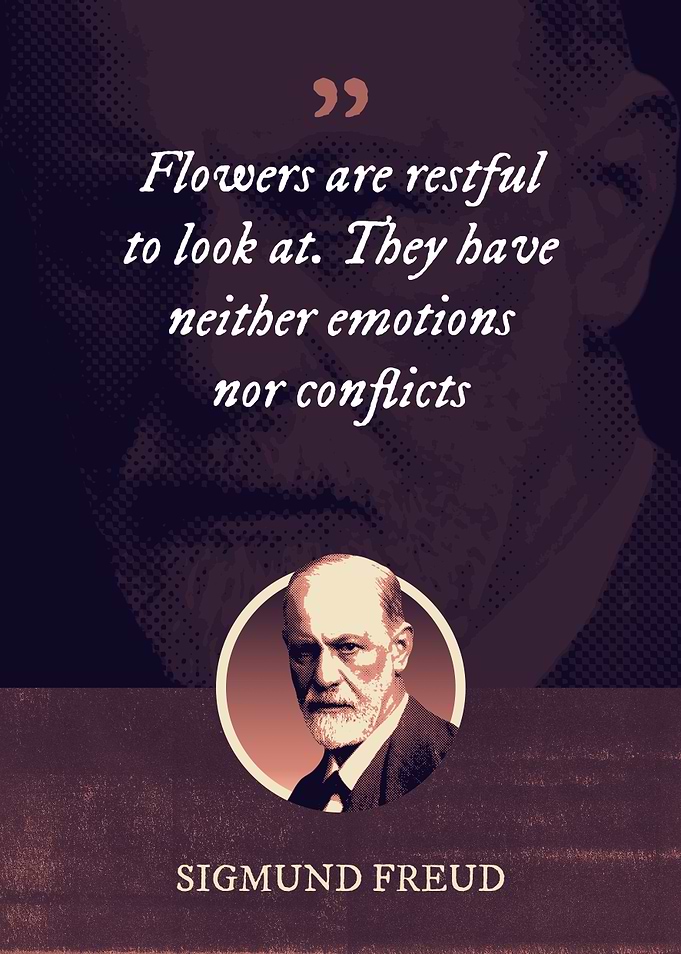 Flowers are restful to