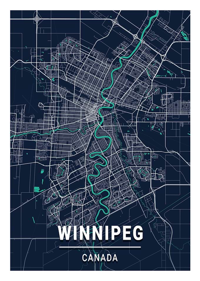 Winnipeg Blue Dark Color
