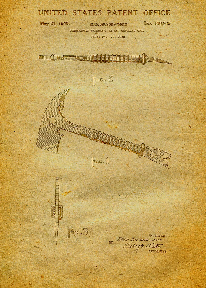 17 Firemans Ax Patent