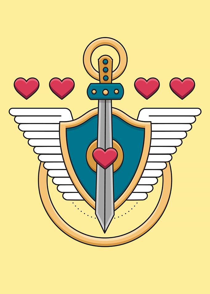 Gaming Shield and Sword