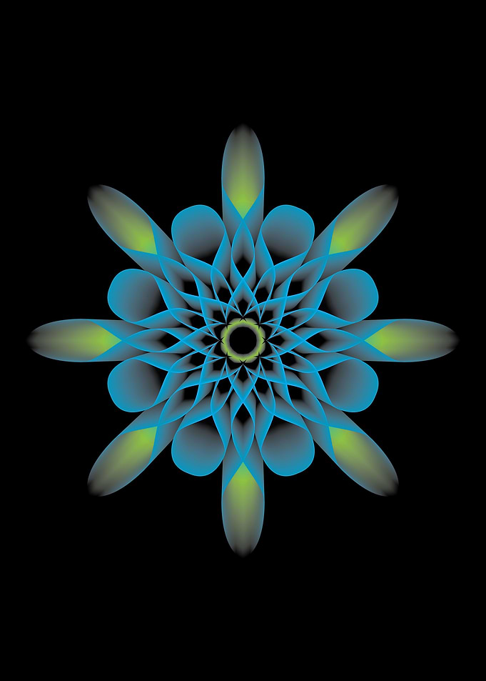3D Flower Geometric