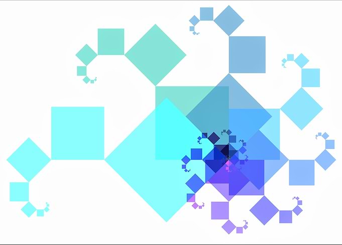Fractal Square Helix