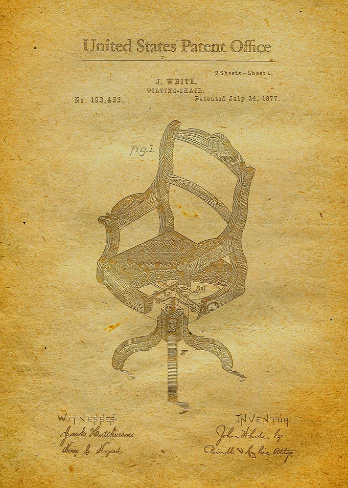 99 Tilting Chair Patent P