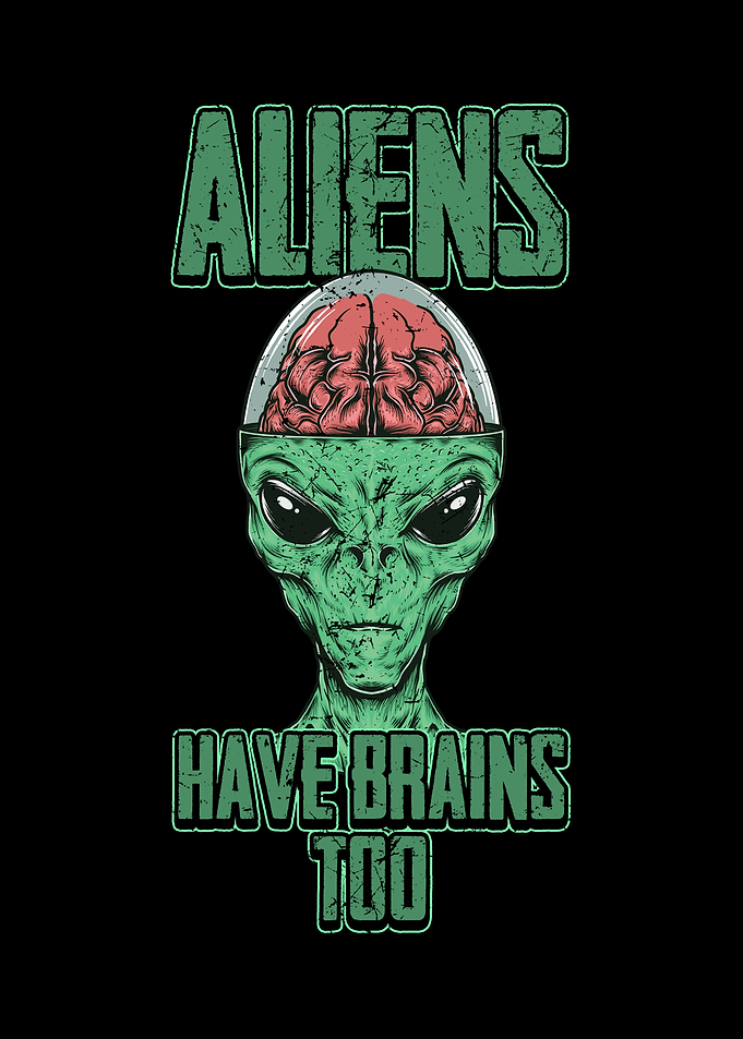 Aliens Ufo Sci Fi Gehirn