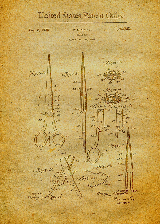 19Scissors Patent