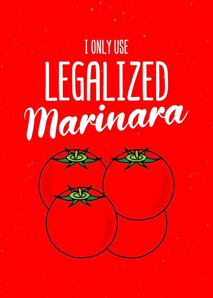 Legalized Marinara Decor