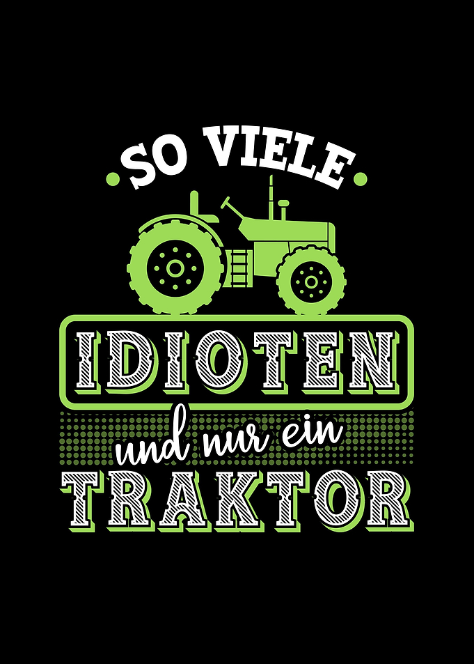 Landwirt Geschenk Traktor