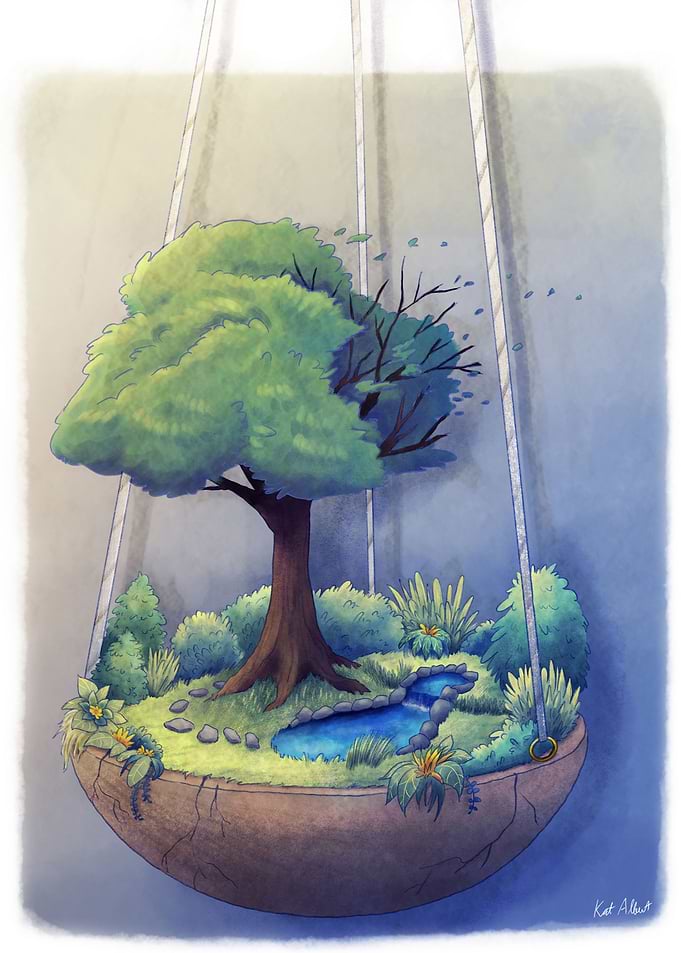 Hanging Mini Garden