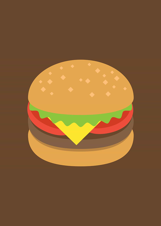 Classic homemade burger