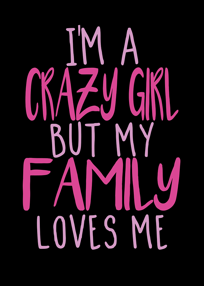 Girl Love Family Quote