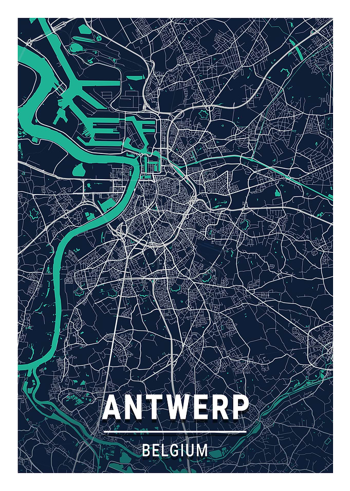Antwerp Blue Dark Color