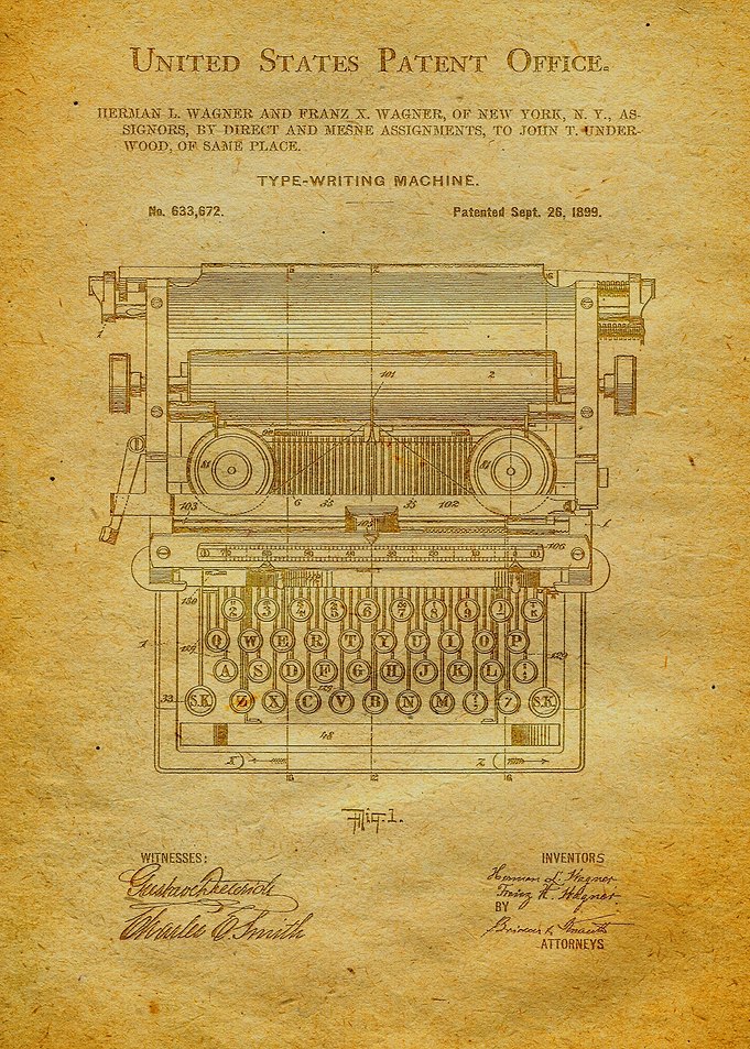 18 Underwood Typewriter P