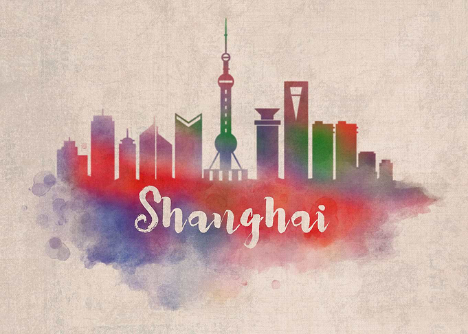 Shanghai Watercolor City