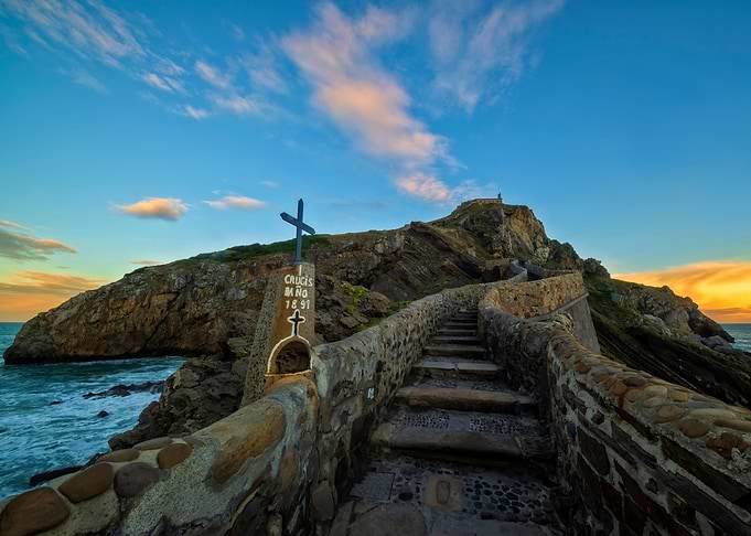 Gaztelugatxe sea landscape