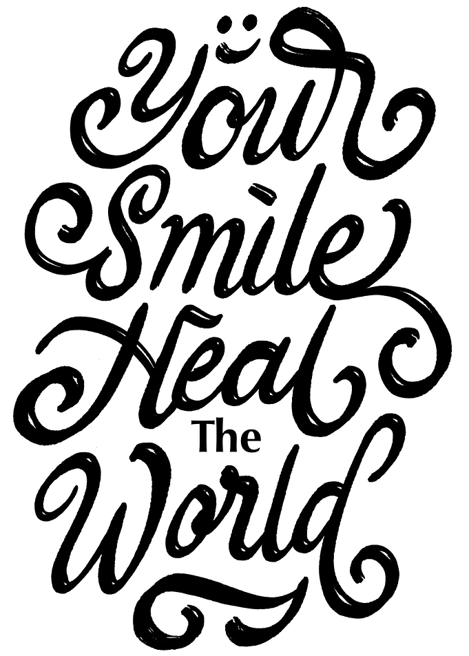 your smile head word