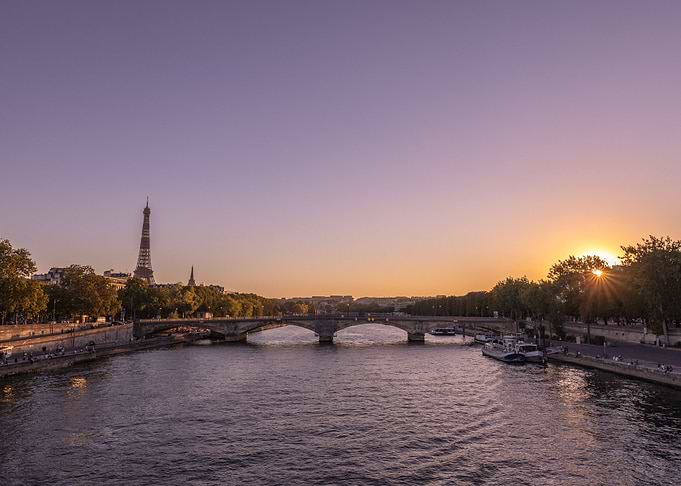 Eiffel Sunset
