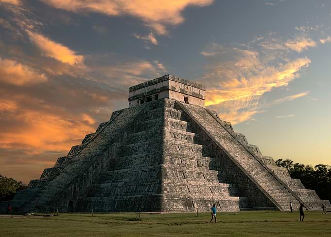 Sunset at Chichen Itza