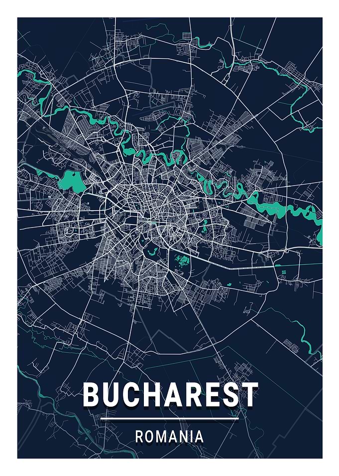 Bucharest Blue Dark Color