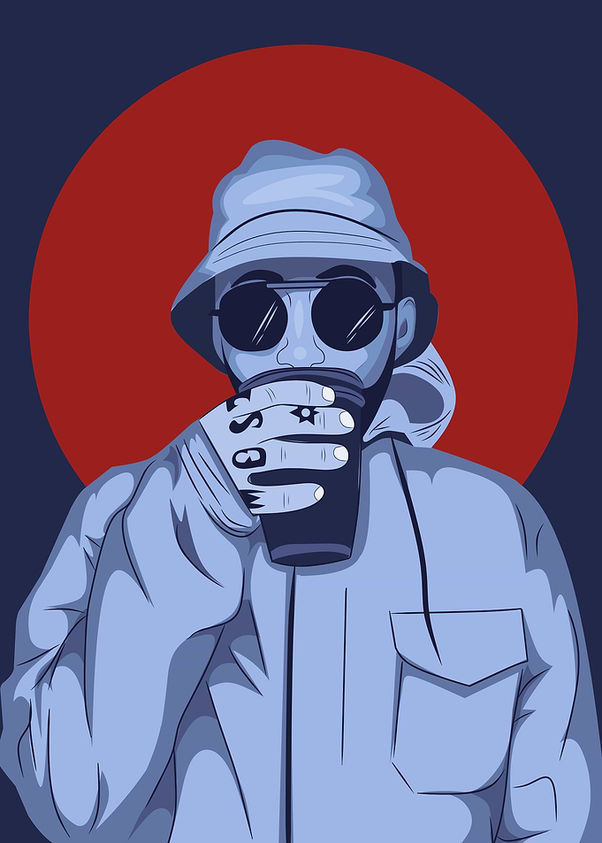 mac Miller vektor cartoon