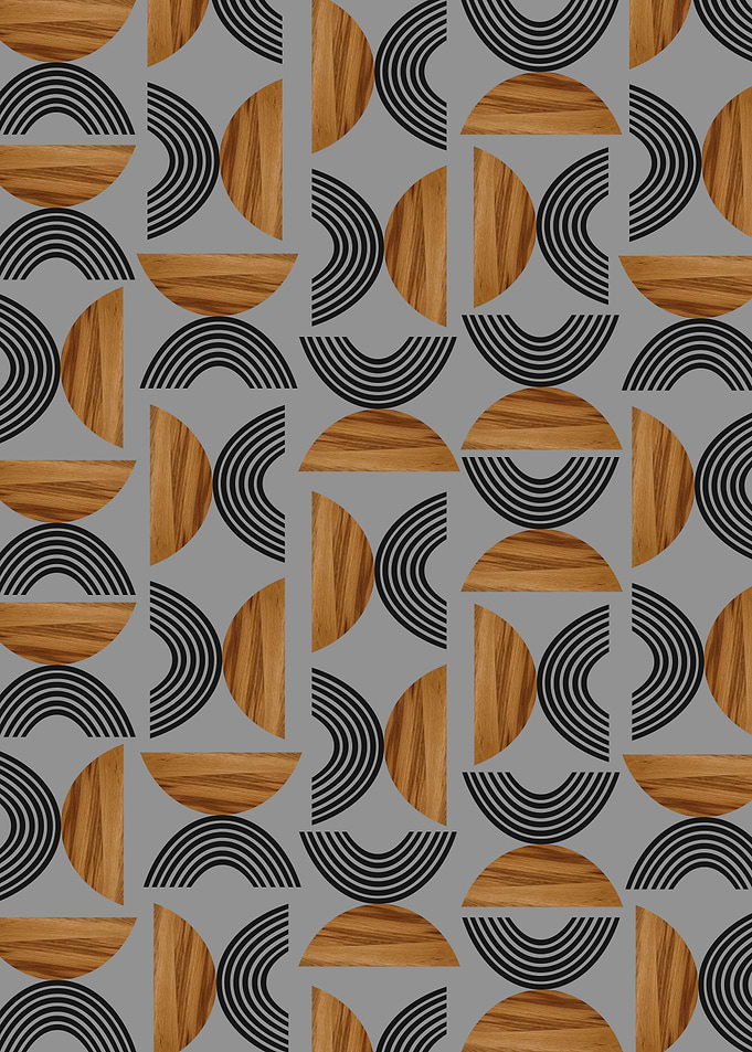 Wood Sun Arch Pattern 2