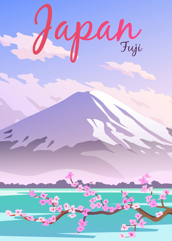 Japan Travel Poster