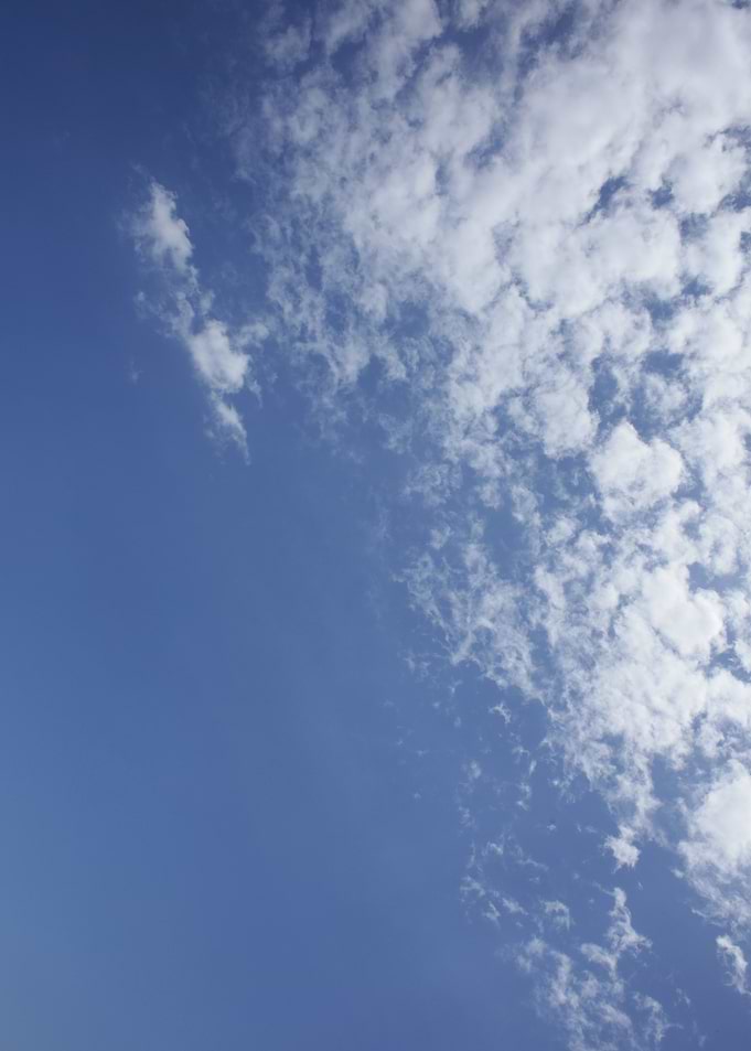Blue sky with clouds