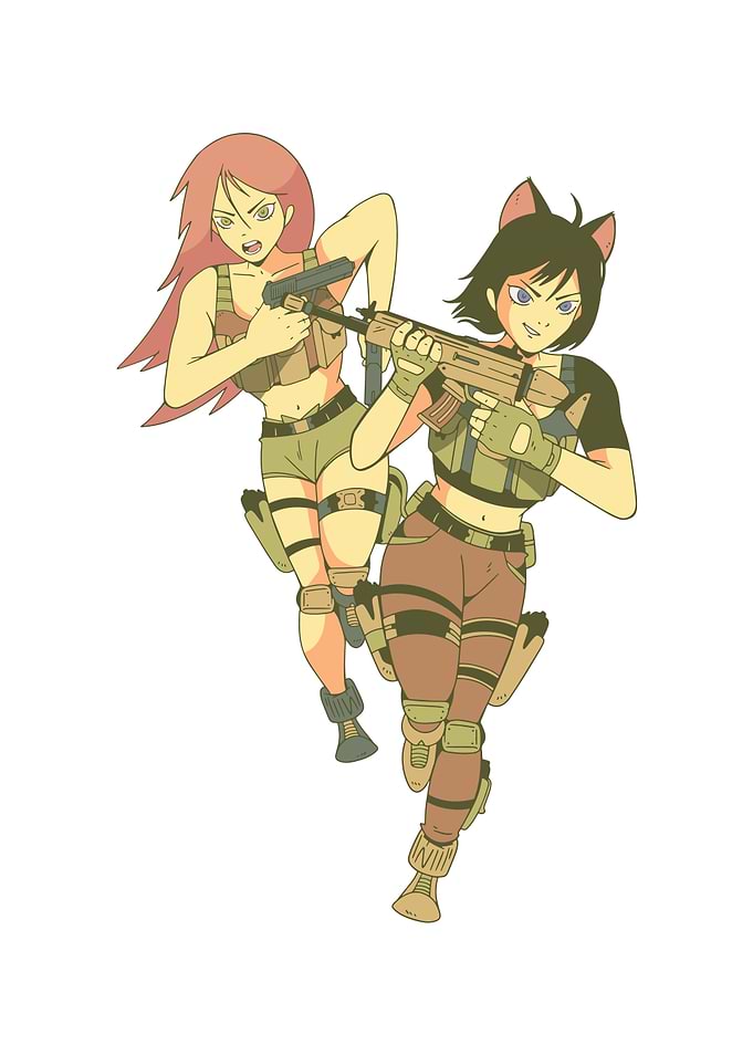 Anime Soldier Girls Otaku