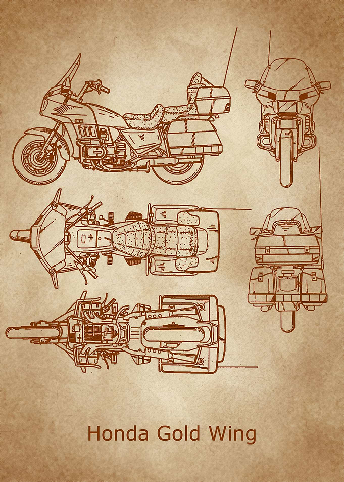 Honda Gold Wing old