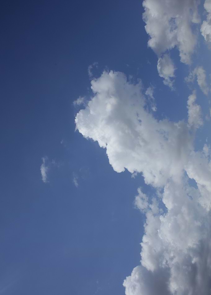 Blue sky with clouds